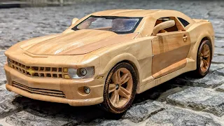 Wood Car - Chevrolet Camaro (2015) Out of Wood - Awesome Woodcraft