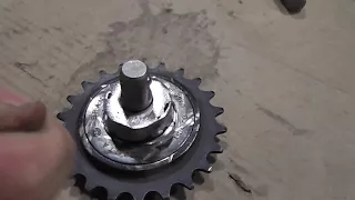 Homemade ratchet wrench from bicycle sprocket