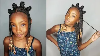 Bantu Crown and Braids- Protective Hairstyle for Girls