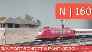 Modelleisenbahn Anlage Baufortschritt & Fahrvideo / Spur N / Modellbahn / Eisenbahn / Zug / Züge