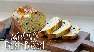 How to make Homemade Soft & Fluffy RAISIN BREAD | EmzyCooknBake