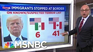 For Fact’s Sake: The Donald Trump Admin Has Border Crossings All Wrong | Velshi & Ruhle | MSNBC