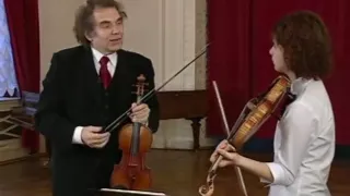 Zakhar Bron teaches Bach, Violin Concerto in A Minor, BWV No. 1041