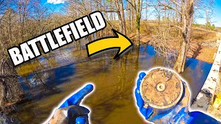 Uncovering Hidden Treasures: Magnet Fishing at a Battlefield