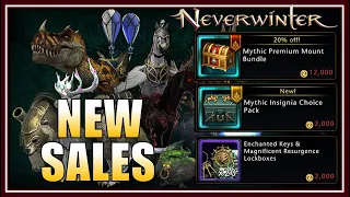 NEW SALES: Premium Mount Bundle, Mythic Insignia Choice Pack,  Magnificent Lockbox! - Neverwinter