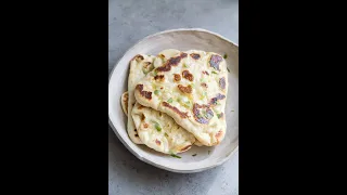 How To Make Garlic Naan At Home|