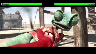 Rango (2011) Hawk Chase Scene with healthbars (Edited By @KobeW2001)