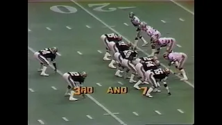 Atlanta Falcons vs New Orleans Saints 1978 Week 11 Hail Mary