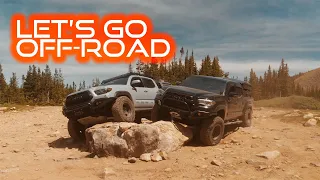 Off-Road with 3 Tacomas! TRD Pro, Off-Road, & Sport!