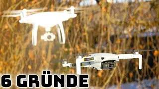 6 GRÜNDE warum die DJI MINI 2 eine bessere URLAUBSDROHNE als die PHANTOM 4 PRO ist | Deutsch | 4K