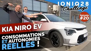 Essai conso Kia Niro EV : mieux que la eNiro ? (Ioniq 28 challenge)