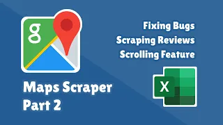 Google Maps Data Scraper/ Extractor Part 2 - Scrape Reviews + Scrolling Feature w/ Python