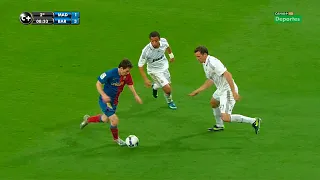 False 9 Messi vs Real Madrid (Away) 2008-09 English Commentary HD 1080i