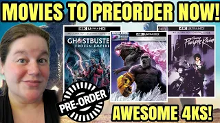 MOVIES TO PREORDER NOW - Godzilla X Kong, Ghostbusters Frozen Empire and Purple Rain!