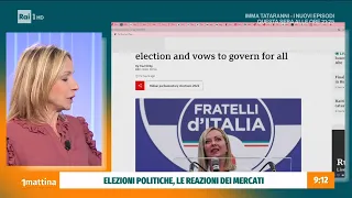 Elezioni politiche: le reazioni dei mercati - Unomattina - 27/09/2022