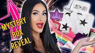 AND THE WINNER IS…Unboxing a GIANT Mystery Box FILLED with Jeffree Star Cosmetics + WINNER REVEAL 📦🖤