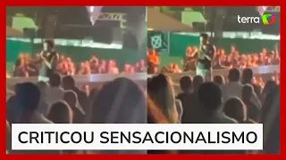 Zezé di Camargo paralisa show e desabafa sobre críticas por 'falhas' na voz