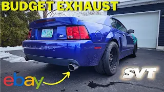 My Project 03 SVT Mustang Cobra Gets A FULLY CUSTOM Exhaust: Sounds INSANE!!!