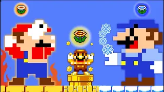 Can Mario Collect All Random Flower in Super Mario Bros ? | 2TB STORY GAME