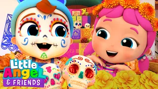 Mix - Princess Jill's Flower Crown for Halloween Dia de Muertos | Little Angel And Friends Kid Songs