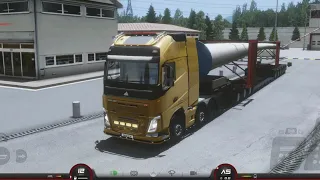 Truckers Of Europe 3 | Linz to Prague | Wind Blade Load | POV Volvo Drive | Gameplay