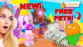 *NEW* HUGE HALLOWEEN UPDATE - NEW PETS And MORE In Adopt Me! (Roblox)