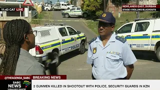 Two gunmen killed in shootout with police, security guards in KZN