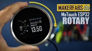 Lights control using Makerfabs MaTouch ESP32 Rotary
