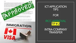 INTRA COMPANY TRANSFER | ICT APPLICATION TIPS | IRCC APPROVAL| CANADIAN PR | EXPAND YOUR BUSINESS