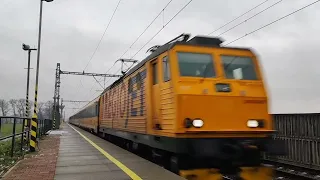 Vlaky Nová Ves u Kolína 27.11. 2023 / Trainspotting in Nová Ves u Kolína