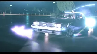 Initial D - Night Fever with Back to the Future 88 mph Scene