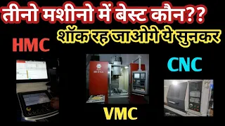 #cnc#vmc#hmc machine||कौनसी मशीन है सबसे अच्छी||cnc vmc hmc के बारे में कुछ जानकारी इंटरव्यू में