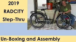 2019 RADCITY Step-Thru E-Bike / Un-boxing and Assembly