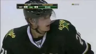 ▶ Loui Eriksson amazing penalty shot goal Against Penguins   NHL Fox Sports Southwest Feed   YouTube