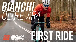 Matt Stephens Bianchi Oltre XR4 CV Disc Road Bike First Ride | Sigma Sports