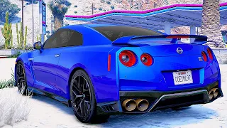 РЕАЛЬНАЯ ЖИЗНЬ ГТА 5 - КУПИЛ NISSAN GTR ! ОБКАТКА НОВОЙ МАШИНЫ ! GTA 5 MAJESTIC RP ⚡ГАРВИН