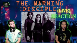 THE WARNING | "DISCIPLE (LIVE)" (reaction)
