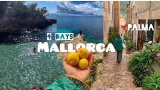🏝️Spain vacation travel vlog📹 - Mallorca on a budget|| Swimming, old towns & lemon trees 🍋