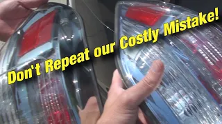[TUT] 2010 Lexus RX 450h Tail Light Assembly Replacement and Wiring