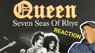 Seven Seas Of Rhye (Official Lyric Video) - QUEEN. - 1st time listen.