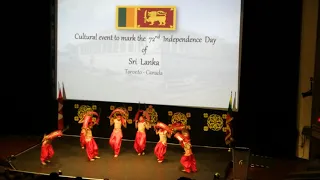 72nd Sri Lankan Independence Day,  Toronto Canada - Popular Sri Lankan Folk Dance