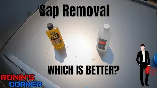 Remove Sap from your Car - side by side comparison