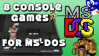 8 Console Games for Dos