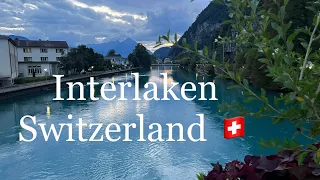 Interlaken walking Switzerland | Beautiful Brienzersee lake