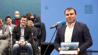 "Magnus has a chance against engines" - Shakhriyar Mamedyarov | Tata Steel Chess 2022