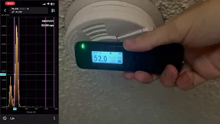 Testing Radiacode 102 with a smoke detector