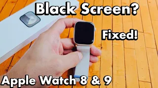 Apple Watch 8 & 9: Black Screen? Screen won't Turn On? FIXED!