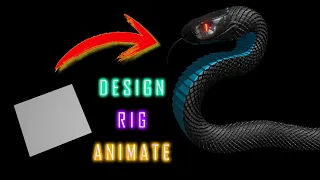 How To Snake In 9 Minutes - Blender Tutorial