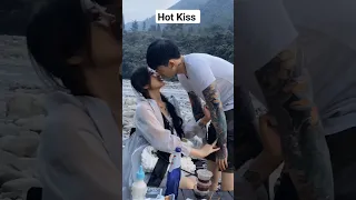 Love Bite Prank On My So Much Cute Girlfriend ❤ | Real Kissing Prank | Gone Romantic #short #kissing
