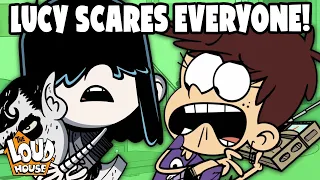 Every Time Lucy Scares Her Family! | The Loud House